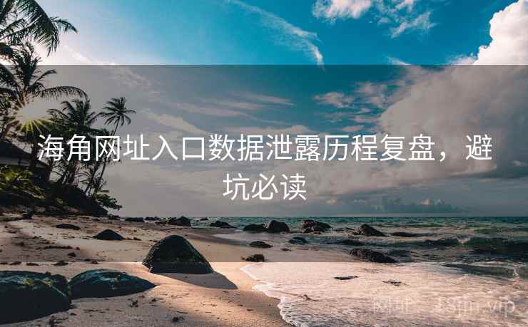 海角网址入口数据泄露历程复盘，避坑必读