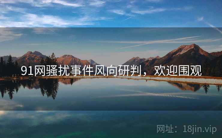 91网骚扰事件风向研判，欢迎围观